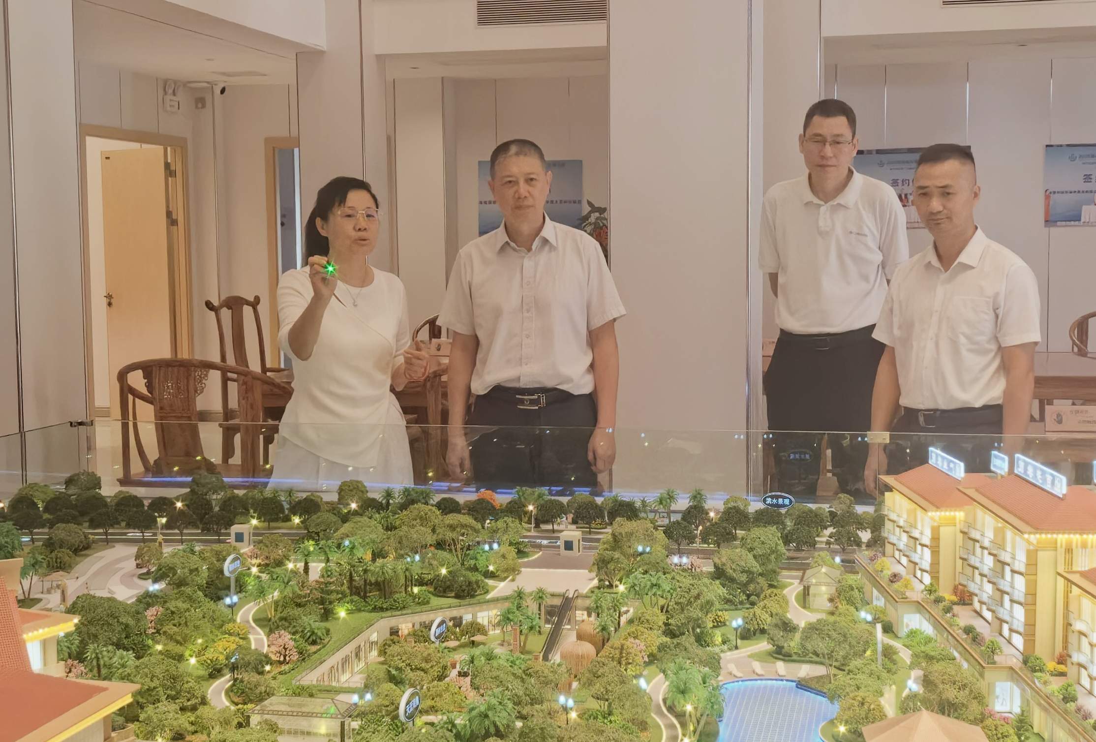 林海宁到海棠区开展市重点旅游景区包联包保服务暨重大项目督导工作